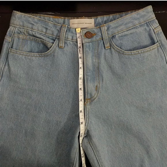 OBJECTS WITHOUT MEANING cropped wide leg - high rise - Picture 3 of 6